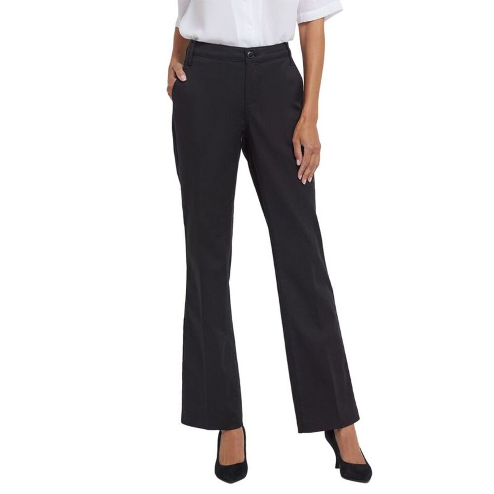 Nydj Womens  Barbara Black Bootcut Jean